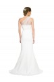 Mermaid One Shoulder Stretch Crepe & Tulle Sweep Train Ivory Formal Evening Gown / Bridesmaid Dress Sydney