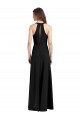 Sheath High Neck Stretch Crepe Long Black Formal Evening Gown / Prom Dress / Bridesmaid Dress Sydney