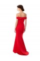 Mermaid High Neck Stretch Crepe Long Red Formal Evening Dress / Prom Dress / Bridesmaid Dress Sydney