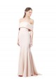 Mermaid High Neck Stretch Crepe Long Nude Formal Evening Gown / Prom Dress / Bridesmaid Dress Sydney