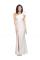 Sheath One Shoulder Stretch Crepe Long Ivory Formal Evening Gown / Prom Dress / Bridesmaid Dress Sydney