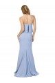 A-Line Strapless Stretch Crepe Long Light Sky Blue Formal Dress / Bridesmaid Dress Sydney
