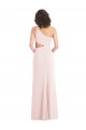Trumpet One Shoulder Stretch Crepe Long Pink Formal Evening Gown / Prom Dress / Bridesmaid Dress Sydney