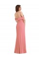 Trumpet One Shoulder Stretch Crepe Long Hot Pink Semi Formal Evening Dress / Prom Dress / Bridesmaid Dress Sydney