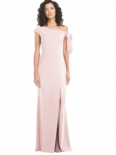 Trumpet Off the Shoulder Stretch Crepe Long Pink Formal Evening Gown / Prom Dress / Bridesmaid Dress Sydney