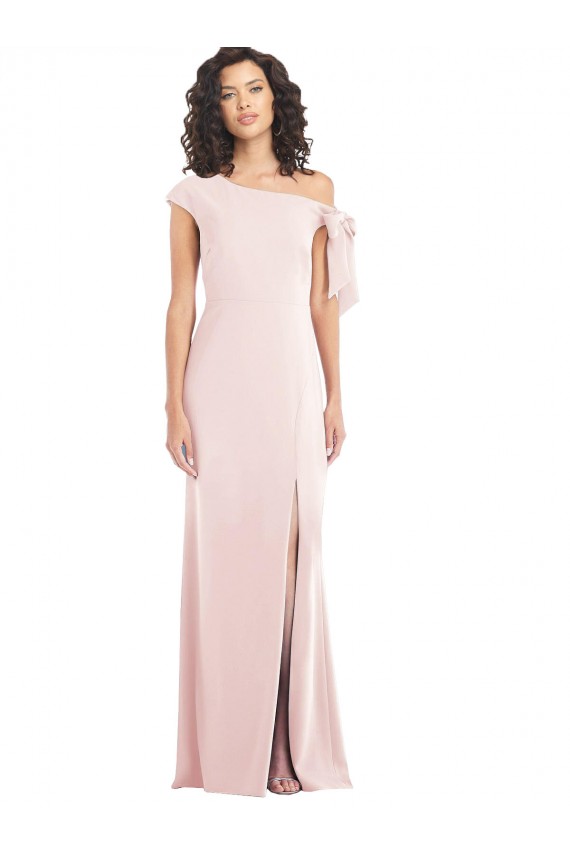Trumpet Off the Shoulder Stretch Crepe Long Pink Formal Evening Gown / Prom Dress / Bridesmaid Dress Sydney