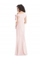 Trumpet Off the Shoulder Stretch Crepe Long Pink Formal Evening Gown / Prom Dress / Bridesmaid Dress Sydney