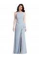 Trumpet Halter Neck Stretch Crepe Long Light Sky Blue Formal Dress / Bridesmaid Dress Sydney