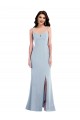 Trumpet Spaghetti Straps Stretch Crepe Long Light Sky Blue Formal Evening Gown / Prom Dress / Bridesmaid Dress Sydney
