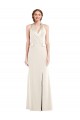 Trumpet Halter Neck Stretch Crepe Long Ivory Semi Formal Evening Dress / Prom Dress / Bridesmaid Dress Sydney