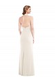 Trumpet Halter Neck Stretch Crepe Long Ivory Semi Formal Evening Dress / Prom Dress / Bridesmaid Dress Sydney