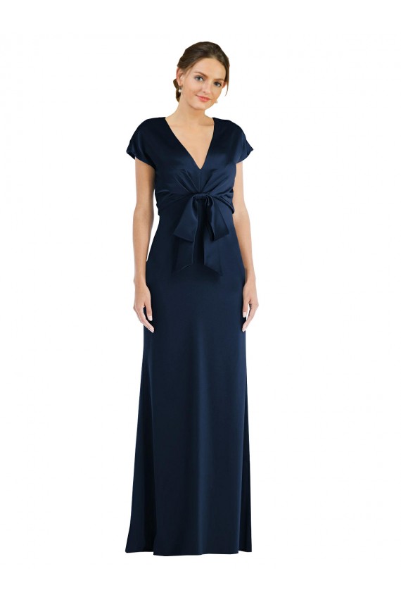 Trumpet Off the Shoulder Stretch Crepe Long Dark Navy Formal Evening Gown / Prom Dress / Bridesmaid Dress Sydney