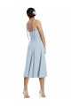 A-Line Sweetheart Stretch Crepe Midi Length Light Sky Blue Evening Gown / Prom Dress / Bridesmaid Dress Sydney
