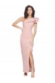 Sheath One Shoulder Stretch Crepe Long Mauve Formal Evening Gown / Prom Dress / Bridesmaid Dress Sydney