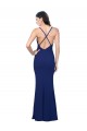 Sheath V-Neck Stretch Crepe Long Royal Blue Formal Evening Gown / Prom Dress / Bridesmaid Dress Sydney