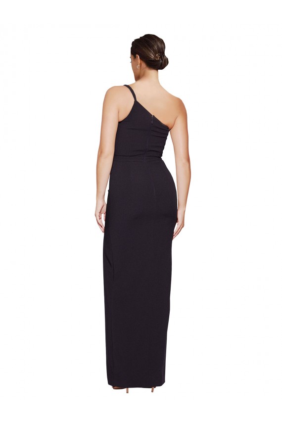 Sheath Strapless Stretch Crepe Long Black Formal Evening Gown / Prom Dress / Bridesmaid Dress Sydney