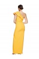 Sheath One Shoulder Stretch Crepe Long Saffron Formal Evening Gown / Prom Dress / Bridesmaid Dress Sydney