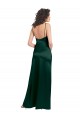 A-Line Scoop Neck Stretch Satin Long Hunter Formal Evening Gown / Prom Dress / Bridesmaid Dress Sydney