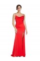 Sheath Strapless Stretch Satin Long Red Formal Evening Gown / Prom Dress / Bridesmaid Dress Sydney