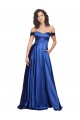 A-Line Sweetheart Stretch Satin Sweep Train Royal Blue Formal Evening Gown / Prom Dress / Bridesmaid Dress Sydney