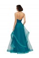 A-Line Strapless Tulle Long Turquoise Bridesmaid Dress Sydney