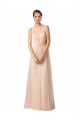 A-Line Sweetheart Tulle Long Nude Bridesmaid Dress / Evening Dress Sydney