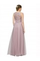 A-Line Sweetheart Tulle & Lace Long Light Lilac Bridesmaid Dress Sydney