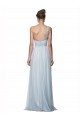 A-Line One Shoulder Tulle Long Mist Bridesmaid Dress Sydney