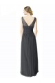 A-Line Sweetheart Tulle Long Pewter Formal Dress / Bridesmaid Dress Sydney