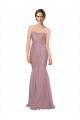 Mermaid Strapless Tulle Long Bridesmaid Dress Sydney