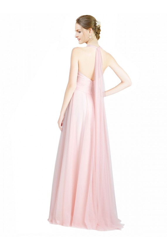 A-Line Sweetheart Tulle Long Mint Green Bridesmaid Dress Sydney