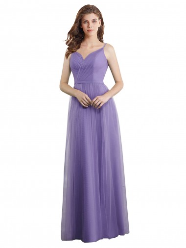 A-Line Sweetheart Tulle Long Formal Dress / Bridesmaid Dress Sydney