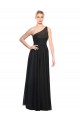 A-Line One Shoulder Tulle Long Black Bridesmaid Dress / Evening Dress Sydney