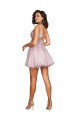 A-Line V-Neck Tulle Short Bridesmaid Dress Sydney