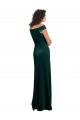 A-Line Square Neck Stretch Velvet Long Dark Green Formal Evening Gown / Prom Dress / Bridesmaid Dress Sydney